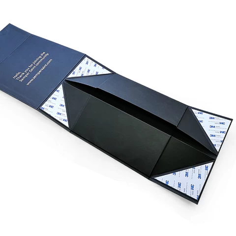 Buy Custom Magnetic Closure Packaging Cardboard Foldable Flat Pack Gift ...