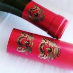 Custom packaging wine bottle caps with PVC cover sealing tape