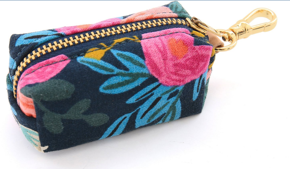 Buy Custom Pattern Padded Metal Zipper Pet Dog Poop Bag Holder from