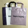 custom print logo high quality plastic shopping packaging bag