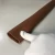 Import custom soft pvc plastic extrusion profile tube with in brown with punching holes flexible upvc pipe sleeve from China