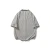 Import custom Striped cotton breathable short-sleeved baseball shirt male Japanese retro hip-hop oversize loose baseball jersey jacket from China
