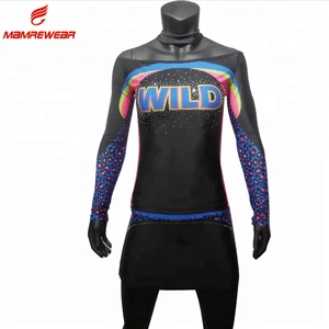 Custom sublimation youth cheer uniforms all star cheerleading uniforms manufacturer in china