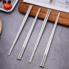 Custom Wedding Gift Souvenirs Stainless Steel Metal Chopsticks