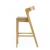 Import Custom wholesale Modern Solid Wood Dining Bar Stools Ash Beech High chair from China