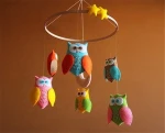 Custom your design Owl mobile for girl Owl nursery decor Crib Baby mobile birds