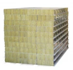Customized A-grade fire-resistant color steel rock wool wall sandwich panel