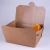 Import Customized Disposable Kraft Paper Packaging Box Takeaway Container Box from China