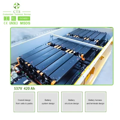 Customized EV LiFePO4 535V 100kwh 200kwh Lithium Ion Battery for Tractor Car