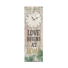 Customized family and love desgin Retro Silent Antique Wooden  wall clock
