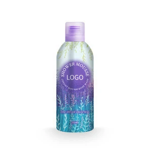 Customized Logo 350ml Mousse Bubble Skin Lightening Whitening Shower Gel Bath Mousse For Body Cleansing