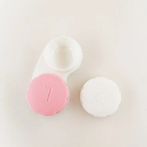 customized no-leaking high-grade contact lenses case without water leakage contact lens case colors