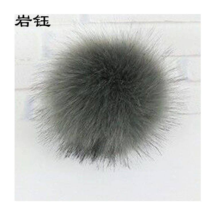 Customized size fur pon pon fake fur ball faux fox fur pom poms