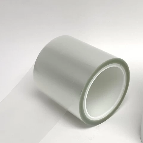 Customized Thickness Adhesive Film Roll Anti-scratch silicone optical  Clear PET Protection Film