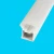 Import Customized transparent plastic PMMA extrusion profile for extruded lampshade parts from China