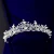 Import Customized wedding tiara pearl shiny crystal bridal crown rhinestone hair accessory crown from China