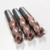 Cutting Tool Solid Carbide End Mill 4 Flutes HRC55 Flat End Mills