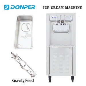 D880 3flavor milk shake maker machine soft ice cream