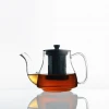 DB6503 New Design Nice Shape Pyrex Glass Teapot with Handle