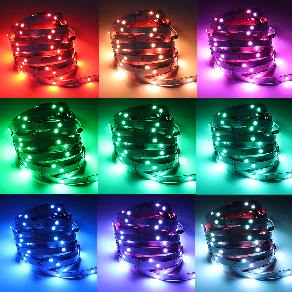 Dynamic Led Ribbon Buy Dc 12v Flexible Ribbon 5050 Color Changing Diode Tape Ip20 With 44 ...