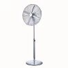 Deluxe Metal Pedestal Fan 40cm Chrome metal standing fan with oscillating FS-40M