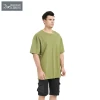 Design adult T-shirt men&#x27;s solid color custom graphic printing T-shirt