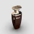 Import Devi Wholesale 100ml luxury class cap empty  round fancy perfume glass bottle for sale elegant perfume bottles from China