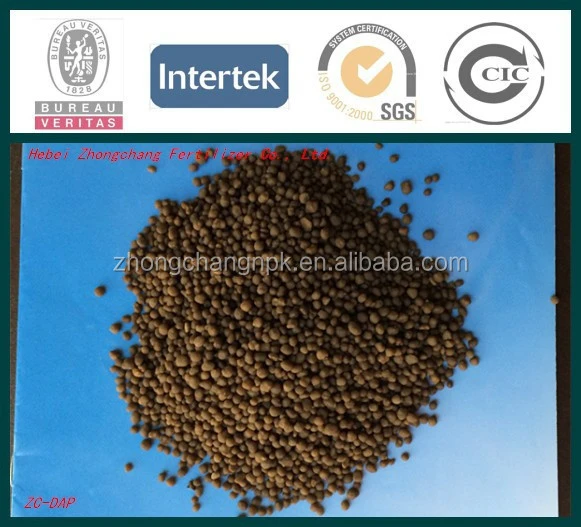 Diamonium Phosphate Fertilizer DAP 18-46-0 Brown Granular Yellow granular for agricultural use