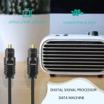 Digital Audio Cables Connect Cable 1M Digital Optical Fiber Optic Toslink Audio Cable PVC Fiber Toslink Audio Cord