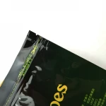 Digital Printing Zipper Plastic Dried Mangoes Package 3 Side Seal Small Dry Fruit Packing Bag