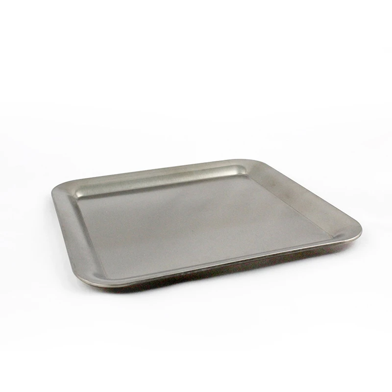 Dinner Tray Sheet Dish Set Dinnerware Plates 304 Stainless Steel Square Plate