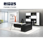 Dious modern hot sale computer desk with cd rack computer desk specifications
