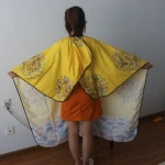 Disposable barbershop cape waterproof neck shawl salon dress barbershop shampoo styling coloring beauty makeup