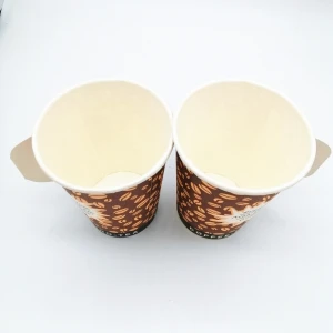 disposable tea cup with handle