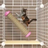 DIY Attachment Cat Cage with Stocked Feature Scratching Post and Claw Sharpener