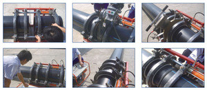 DN 630mm PN8 SDR21 PE100 HDPE PIPE for water supply and dredging projects