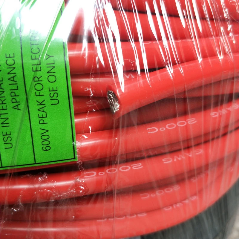 Dongguan factory battery silicone wire cable 6awg flexible tinned stranded copper cable 600v