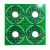 Import Double sided pcb with green solder mask and hasl surface from China
