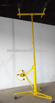 drywall panel lifting mechanical portable hoist frame