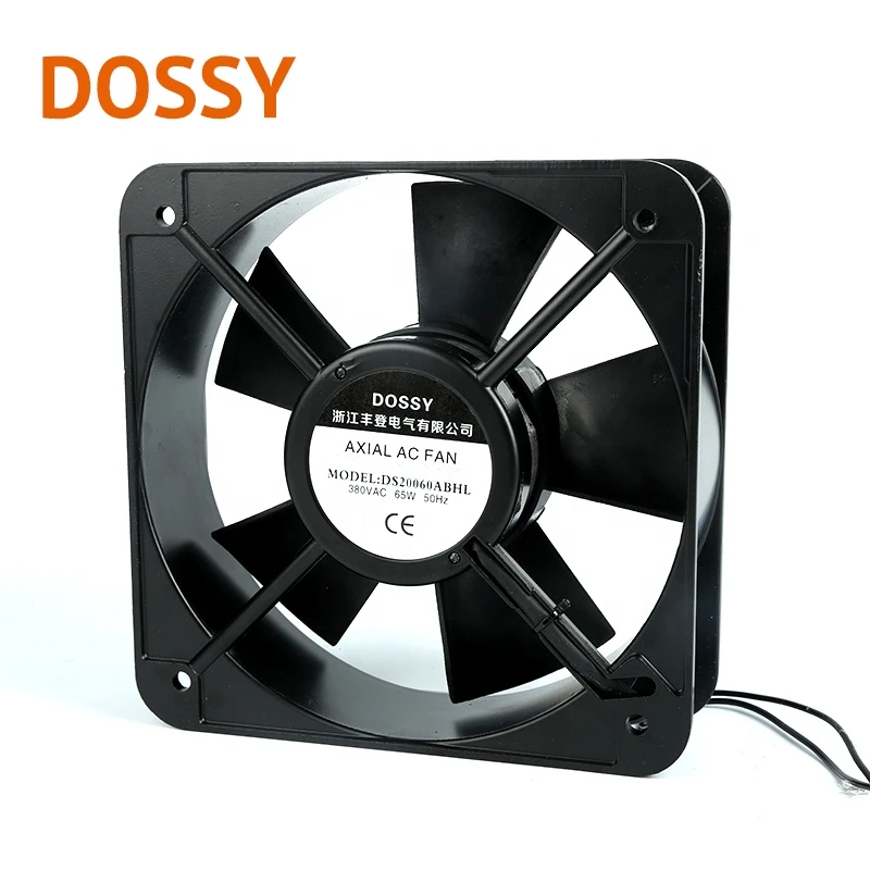 DS20060 200x200x60mm large airflow wall mount high speed axial flow exhaust fan