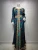 Import E21318 Wholesale 2021 Fashionable  mesh flower lace  islamic clothing embroidered abaya muslim long dresses women from China