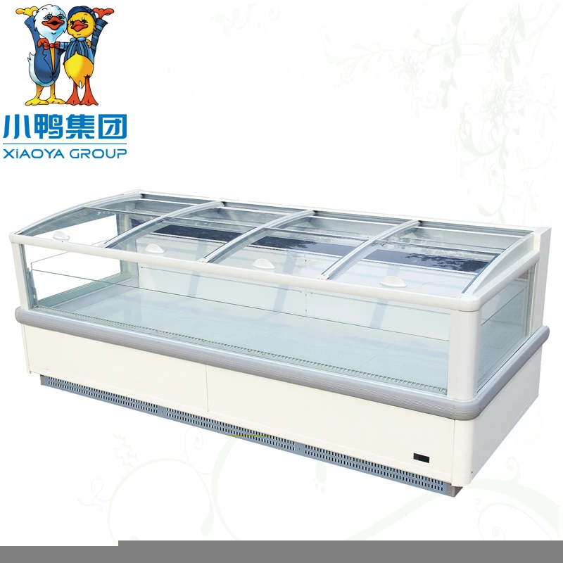 E7CALIFORNIA frozen food ice cream display showcase supermarket fridge