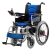 Easy Fold Up Electric Wheelchair Climb Up from Stairs Elderly Wheelchair Support Up to 260 Lbs Suitable for Car Trunk