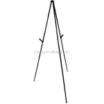 Easy-Folding Easel HD Black Steel 63 in. Tall Heavy Duty Simple folding display easel