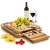 Import Eco-friendly Bamboo Cheese Board Serving Tray with Cutlery Set from China