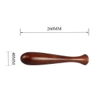 Eco Friendly Custom Logo Kitchen Accessories Natural Wooden Pestle And Mortar