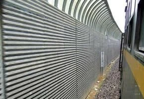 Eco-friendly  highway sound absorption perforated aluminum noise barrier ,cast acrylic sheet noise barrier