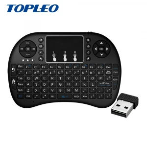 Economic commercial Language custom multimedia i8 2.4g wireless mini  touchpad keyboard