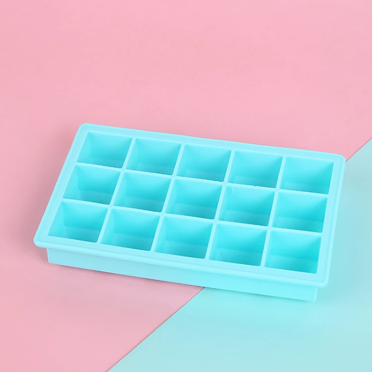 Economical Custom Design Small 15 Silicone Ice Cube Tray Ice Molds