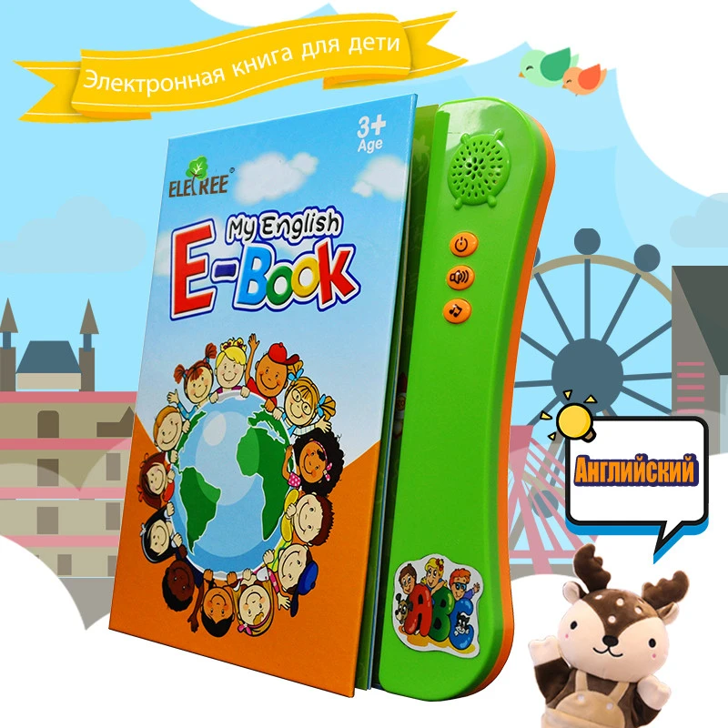 ELB04 Korean children&#x27;s educational Home Topic digital point growing up story chinese english spanish learning talking pen book